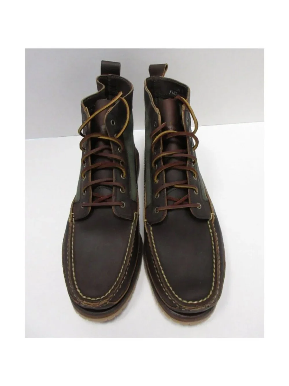 Red Wing Shoes Boots 10.5 E Wabasha 9187 Leather Canvas Vibram NEW